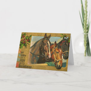 Cartes Pour Fêtes Annuelles Joyeux Noël de pays démodé