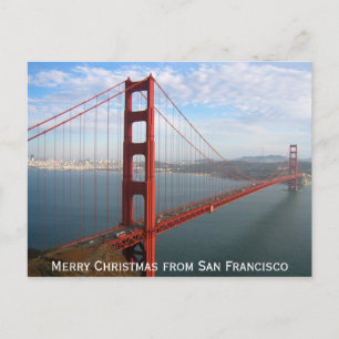 Cartes Pour Fêtes Annuelles Joyeux Noël de San Francisco