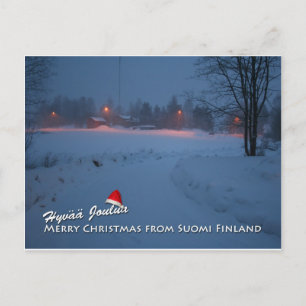 Cartes Pour Fêtes Annuelles Joyeux Noël de Suomi Finlande