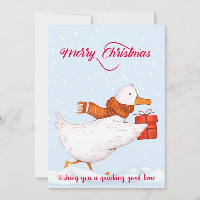 Cartes Pour Fêtes Annuelles Joyeux Noël de vous souhaiter un bon moment (Devant)