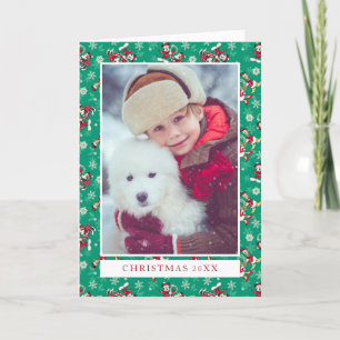 Cartes Pour Fêtes Annuelles Joyeux Noël   Deck the Halls Mickey & Donald