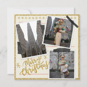 Cartes Pour Fêtes Annuelles Joyeux Noël depuis le Rockefeller Plaza à New York