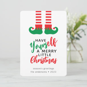Cartes Pour Fêtes Annuelles Joyeux Noël des elfes