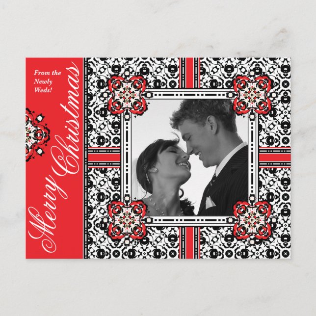 Cartes Pour Fêtes Annuelles Joyeux Noël des mauvaises herbes (Devant)