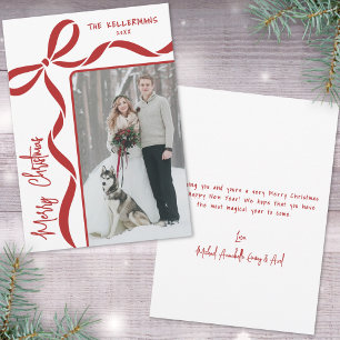 Cartes Pour Fêtes Annuelles Joyeux Noël Dessiné à la Main avec Fantaisie