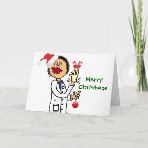 Cartes Pour Fêtes Annuelles Joyeux Noël Docteur