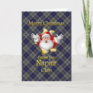 Cartes Pour Fêtes Annuelles Joyeux Noël du clan Napier