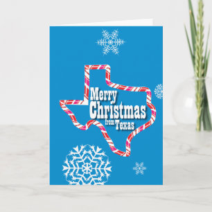 Cartes Pour Fêtes Annuelles Joyeux Noël du Texas