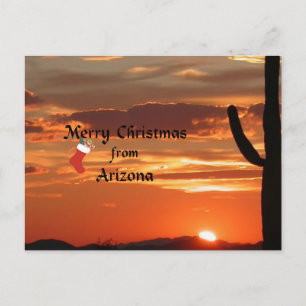 Cartes Pour Fêtes Annuelles Joyeux Noël en Arizona