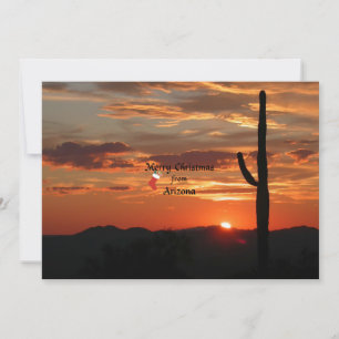 Cartes Pour Fêtes Annuelles Joyeux Noël en Arizona