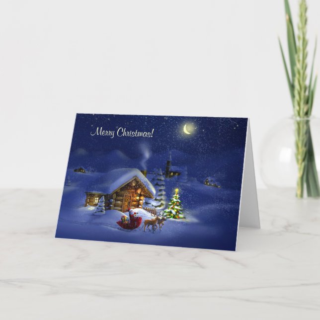 Cartes Pour Fêtes Annuelles Joyeux Noël et bonne année ! (Devant)