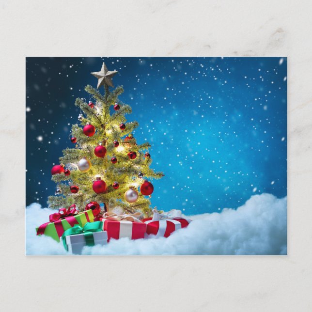 Cartes Pour Fêtes Annuelles Joyeux Noël et bonne année (Devant)