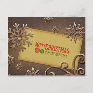 Cartes Pour Fêtes Annuelles Joyeux Noël et Bonne Année !