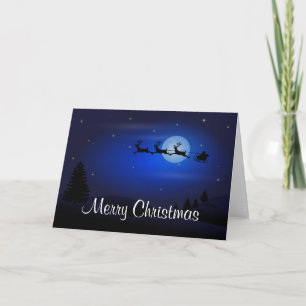 Cartes Pour Fêtes Annuelles Joyeux Noël et Bonne Année Personnalisée