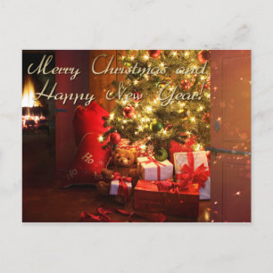 Cartes Pour Fêtes Annuelles joyeux noël et heureux nouvel an