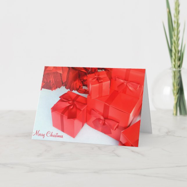 Cartes Pour Fêtes Annuelles Joyeux Noël et Joyeux 2015 (Devant)