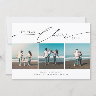 Cartes Pour Fêtes Annuelles Joyeux Noël et Joyeux Nouvel An Beach Photo