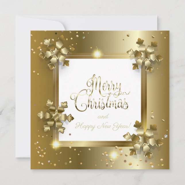 Cartes Pour Fêtes Annuelles Joyeux Noël et Nouvel An ! 2024 (Devant)