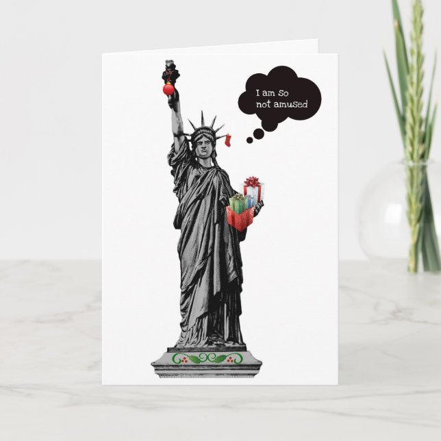 Cartes Pour Fêtes Annuelles Joyeux Noël Etats-Unis (Devant)