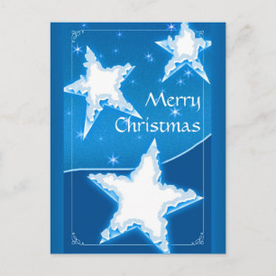 Cartes Pour Fêtes Annuelles Joyeux Noël   Étoiles décoratives d'hiver