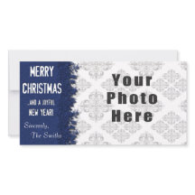 Joyeux Noël Fléau de neige bleu