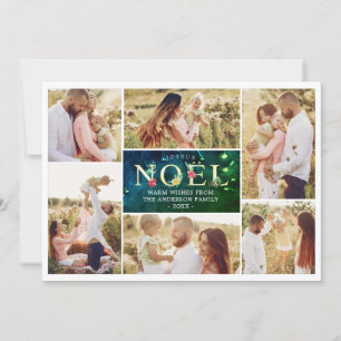 Cartes Pour Fêtes Annuelles Joyeux Noel French Modern Christmas Photos Collage