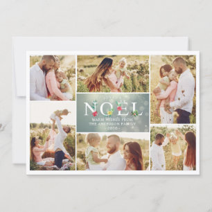 Cartes Pour Fêtes Annuelles Joyeux Noel French Modern Christmas Photos Collage