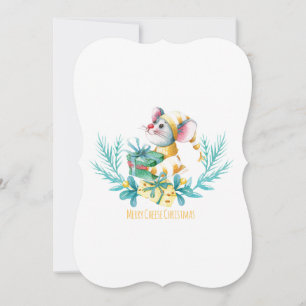 Cartes Pour Fêtes Annuelles Joyeux Noël "Fromage"