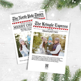 Cartes Pour Fêtes Annuelles Joyeux Noël Funny Pôle Nord Photo
