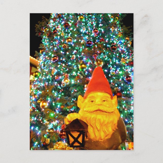 Cartes Pour Fêtes Annuelles Joyeux Noël Gnome (Devant)