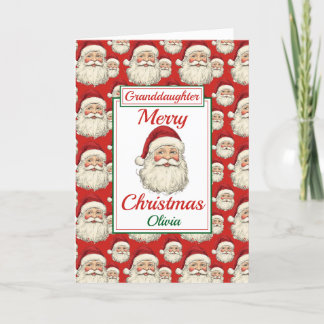 Cartes Pour Fêtes Annuelles Joyeux Noël Grandgirl Père Noël