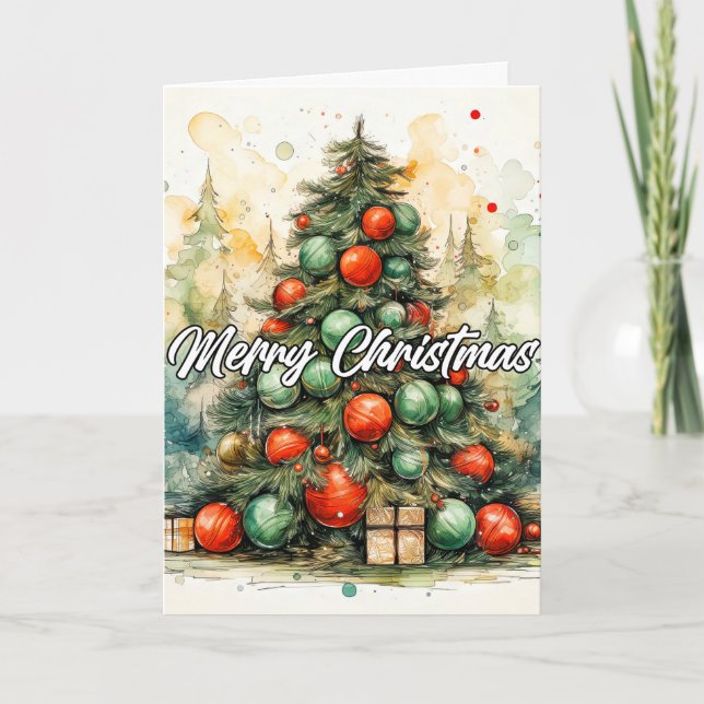 Cartes Pour Fêtes Annuelles Joyeux Noël | Joyeuses fêtes, tous (Devant)