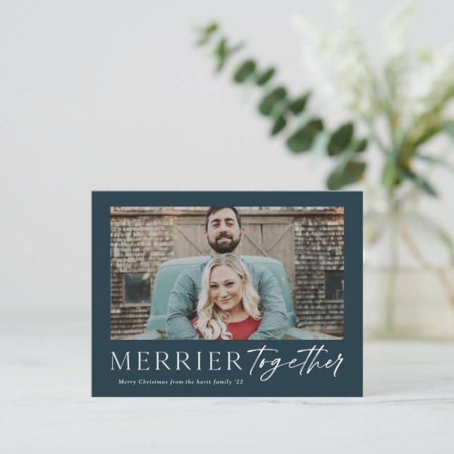 Cartes Pour Fêtes Annuelles Joyeux Noël Joyeux Noël Joyeux Noël (Debout devant)