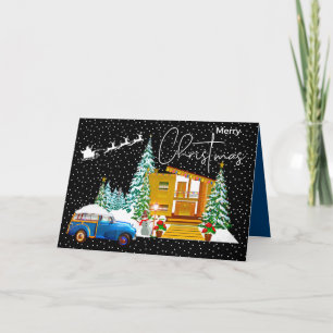 Cartes Pour Fêtes Annuelles JOYEUX NOËL   Joyeux Vacances Mi-Siècle moderne