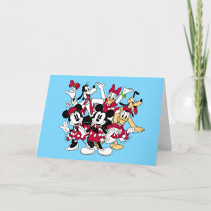 Cartes Pour Fêtes Annuelles Joyeux Noël   Mickey & Friends Vacances Joyeuses