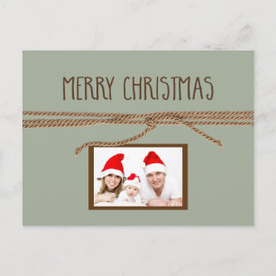 Cartes Pour Fêtes Annuelles Joyeux Noël Mini photo avec des noms sur le dos