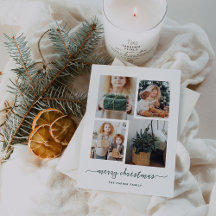 Joyeux Noël | Modern Four Photo Collage