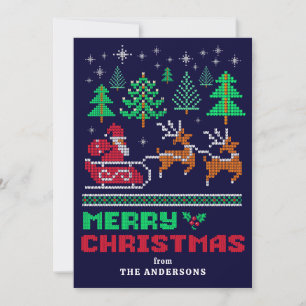 Cartes Pour Fêtes Annuelles Joyeux Noël Motif de Noël de Noël de Noël de Noël