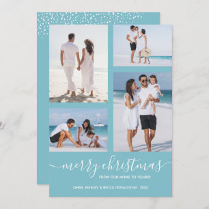 Cartes Pour Fêtes Annuelles Joyeux Noël Multi Photo