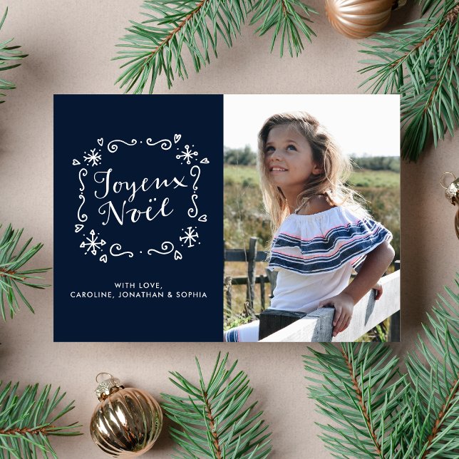 Cartes Pour Fêtes Annuelles Joyeux Noel Noël, photos personnalisées Note sur l (Créateur téléchargé)