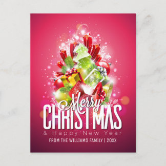 Cartes Pour Fêtes Annuelles Joyeux Noël Nouvel An souhaits avec photo de famil