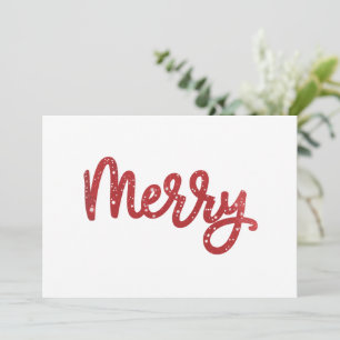 Cartes Pour Fêtes Annuelles Joyeux Noël Paillettes Vacances 