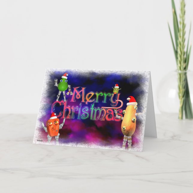 Cartes Pour Fêtes Annuelles Joyeux Noël par Valxart (Devant)