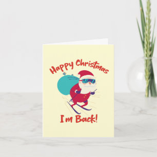 Cartes Pour Fêtes Annuelles Joyeux Noël personnalisé Drôle de Père Noël Noël