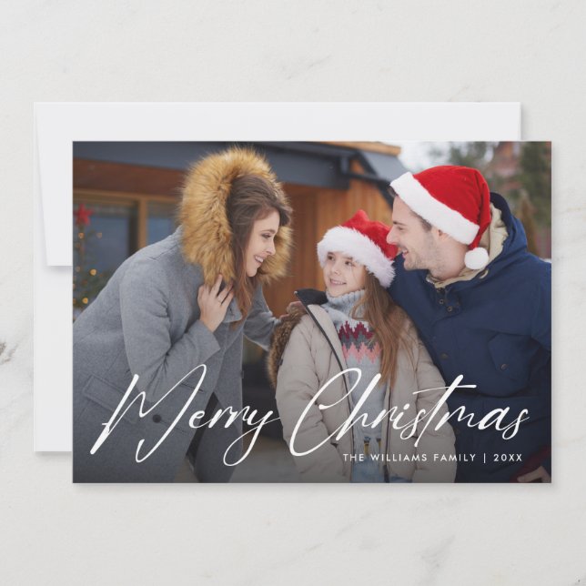 Cartes Pour Fêtes Annuelles Joyeux Noël Photo Collage (Devant)