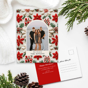 Cartes Pour Fêtes Annuelles Joyeux Noël Photo de famille