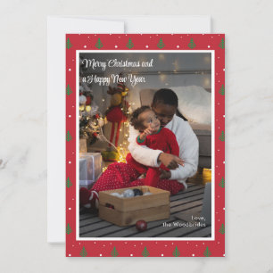 Cartes Pour Fêtes Annuelles Joyeux Noël Photo personnalisée