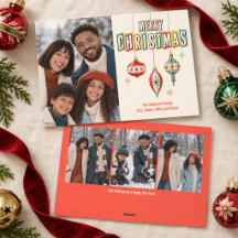 Joyeux Noël Photomontage Typographie Rétro 