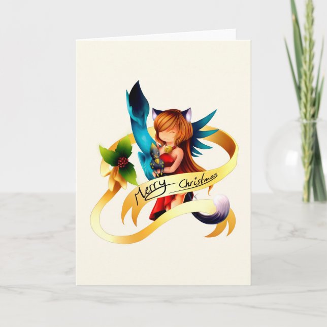 Cartes Pour Fêtes Annuelles Joyeux Noël - portrait de famille (Devant)