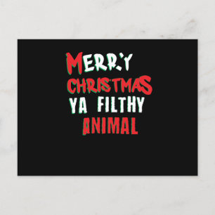 Cartes Pour Fêtes Annuelles Joyeux Noël, sale bête, drôle de Noël pour adultes